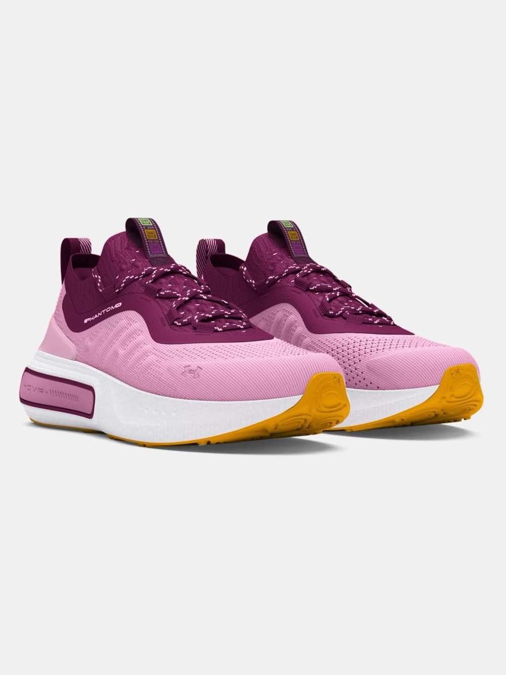 Under Armour Phantom 4 Hovr Dia De Muertos Unisex Pink Sneaker M 10.5 W 12 NWT